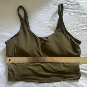 Lululemon Align Tank Women Size 12 Color Dark Olive Green